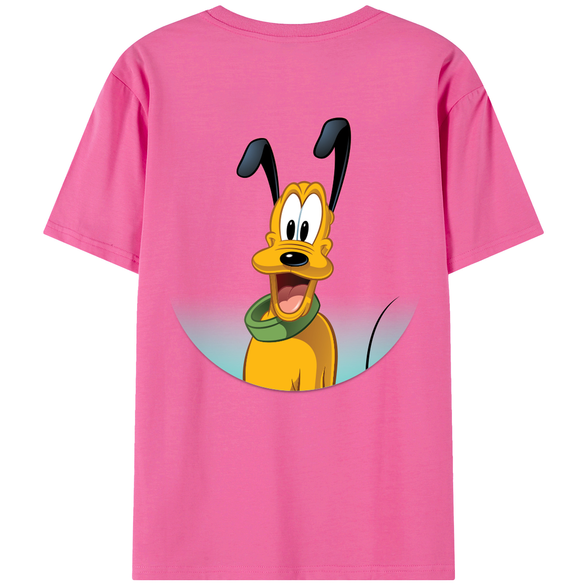 （画像用） ミッキーマウス Mickey Mouse レディース半袖Tシャツ(バックプリント)